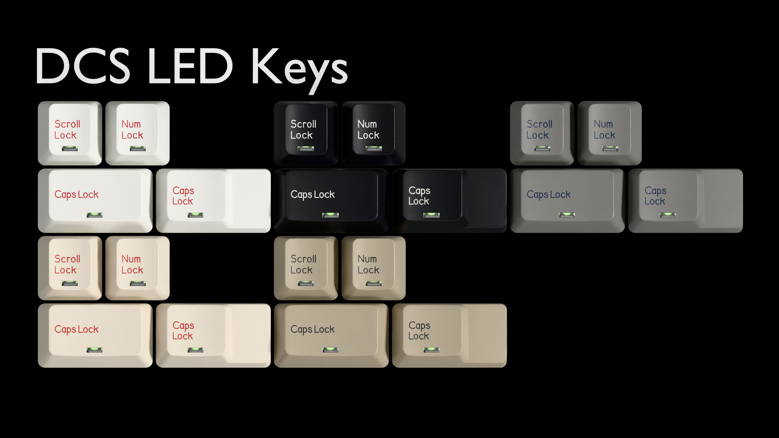 DCS LED Keys - Fill up the Google Form!