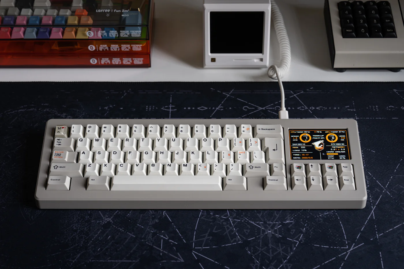 S65V2 Keyboard with 3.5 inch IPS Screen R2 IS LIVE image 4