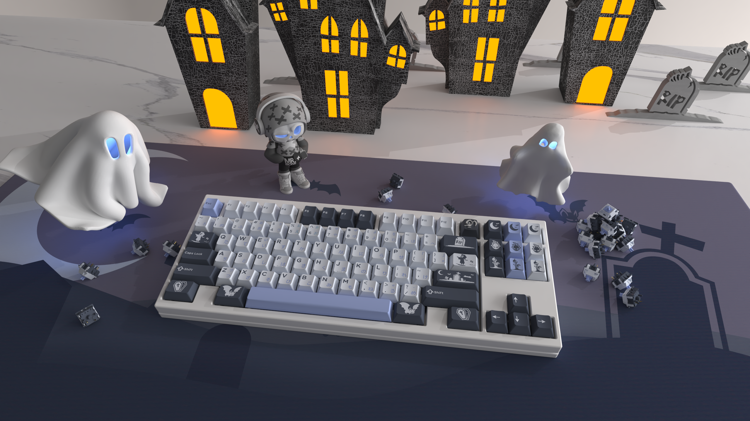 DMK x ZERO-G SUTDIO MIDNIGHT Themed Keycap，Three days until the end of GB!