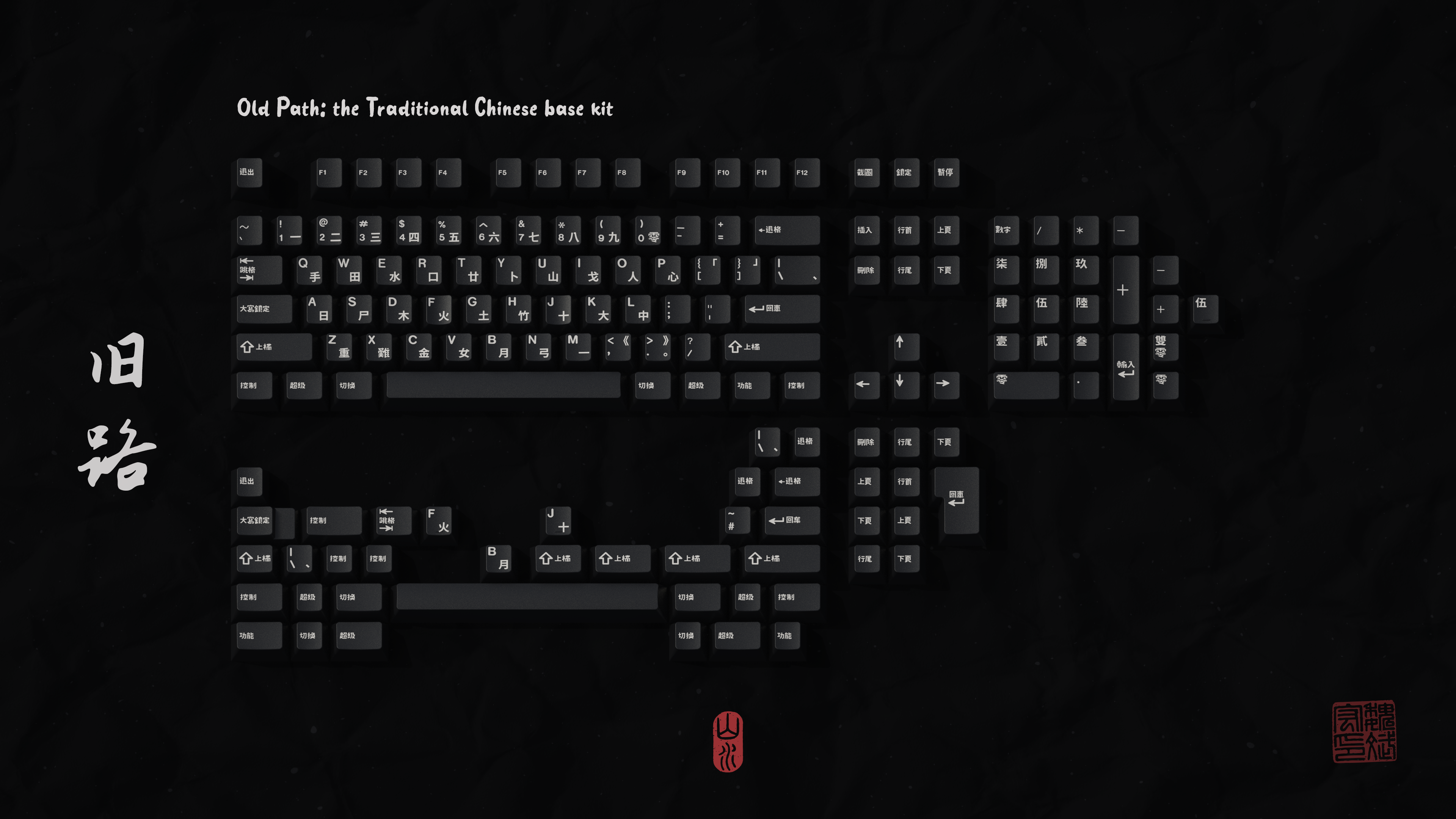 GMK Shanshui 山水 - DESKMATS SHIPPING image 5