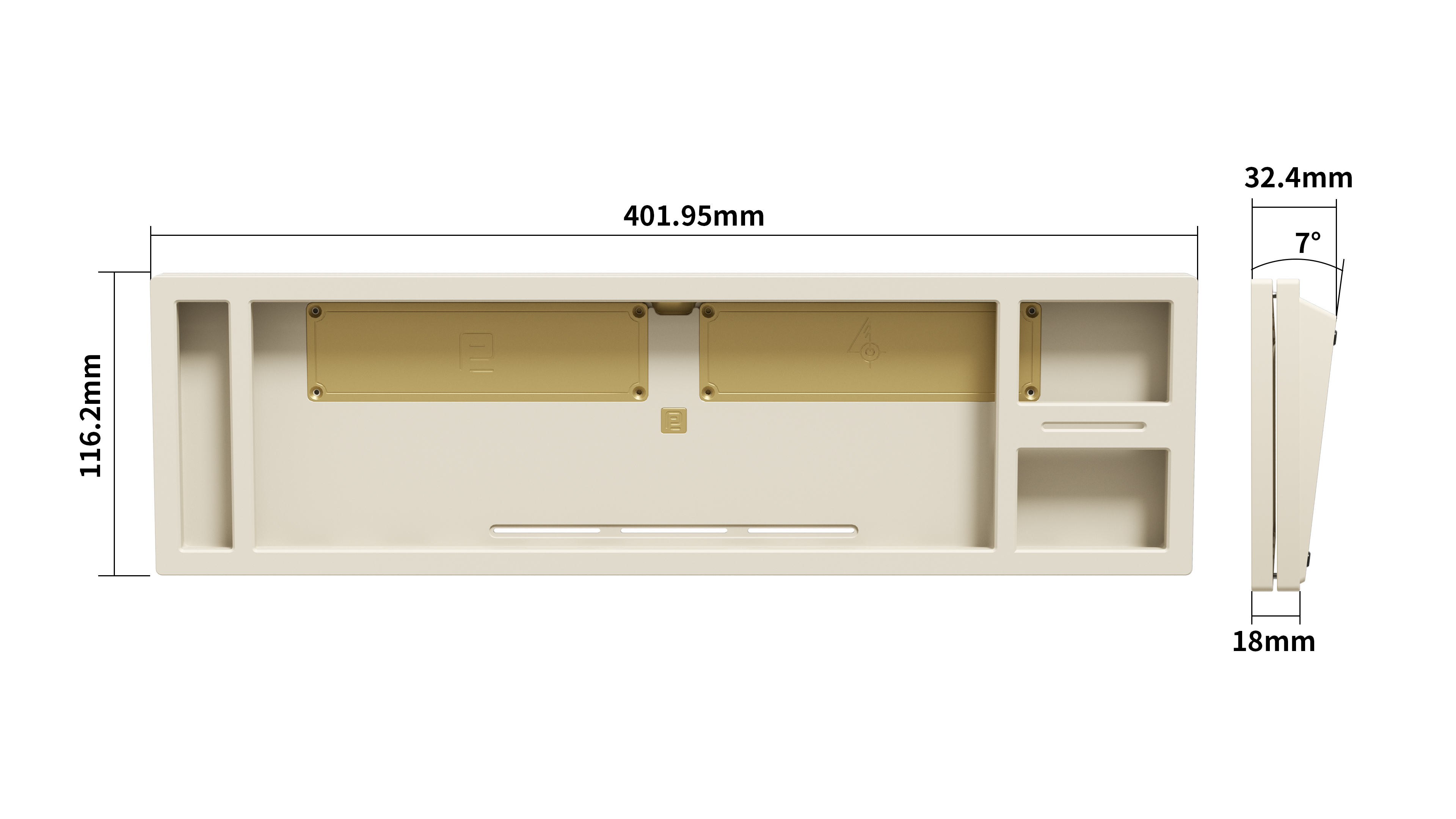 DR-70F Keyboard,70%+5% keyboard can be rotated and switched. image 2
