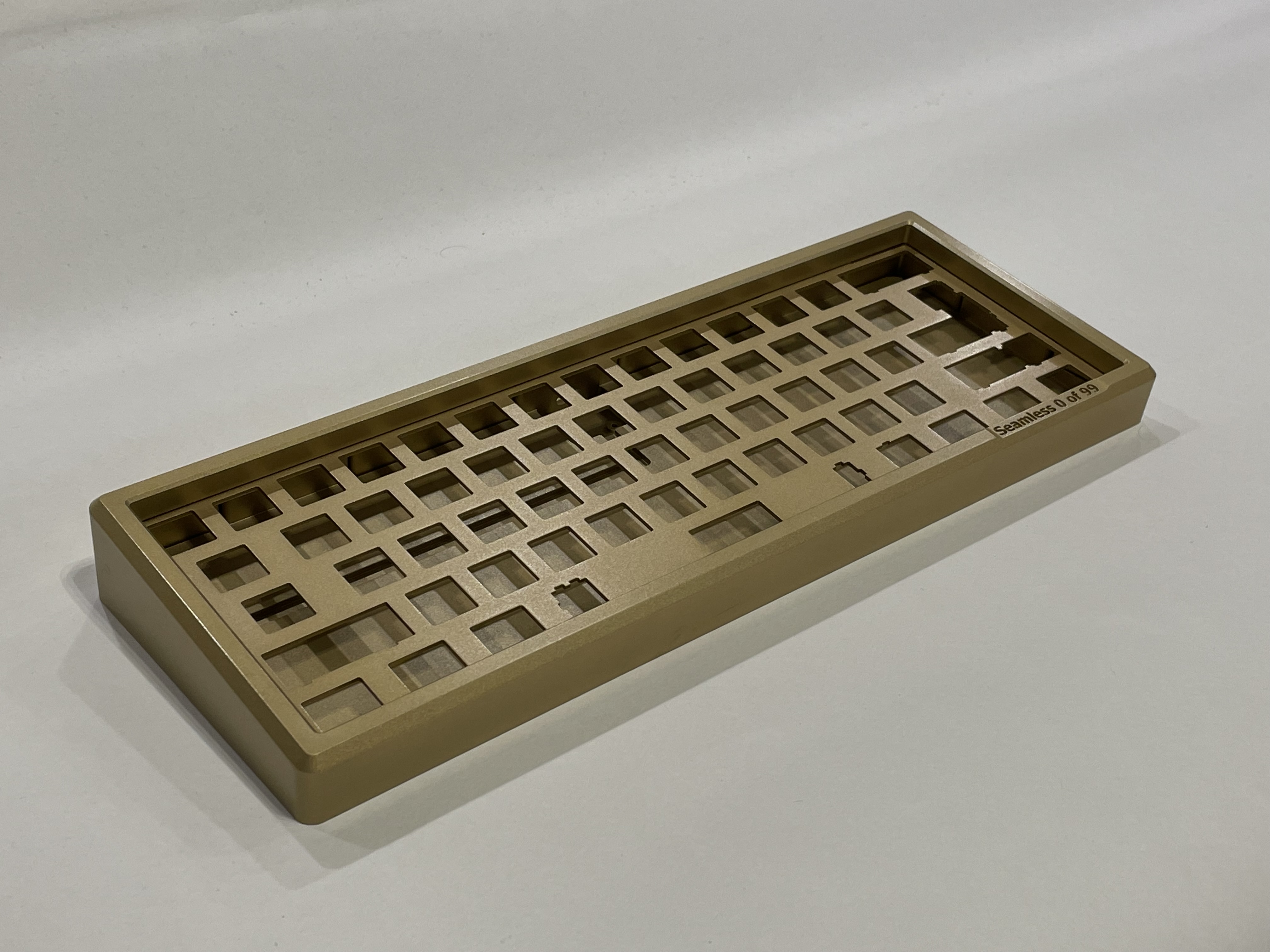SeamLess 60% - a solid brass keyboard image 11