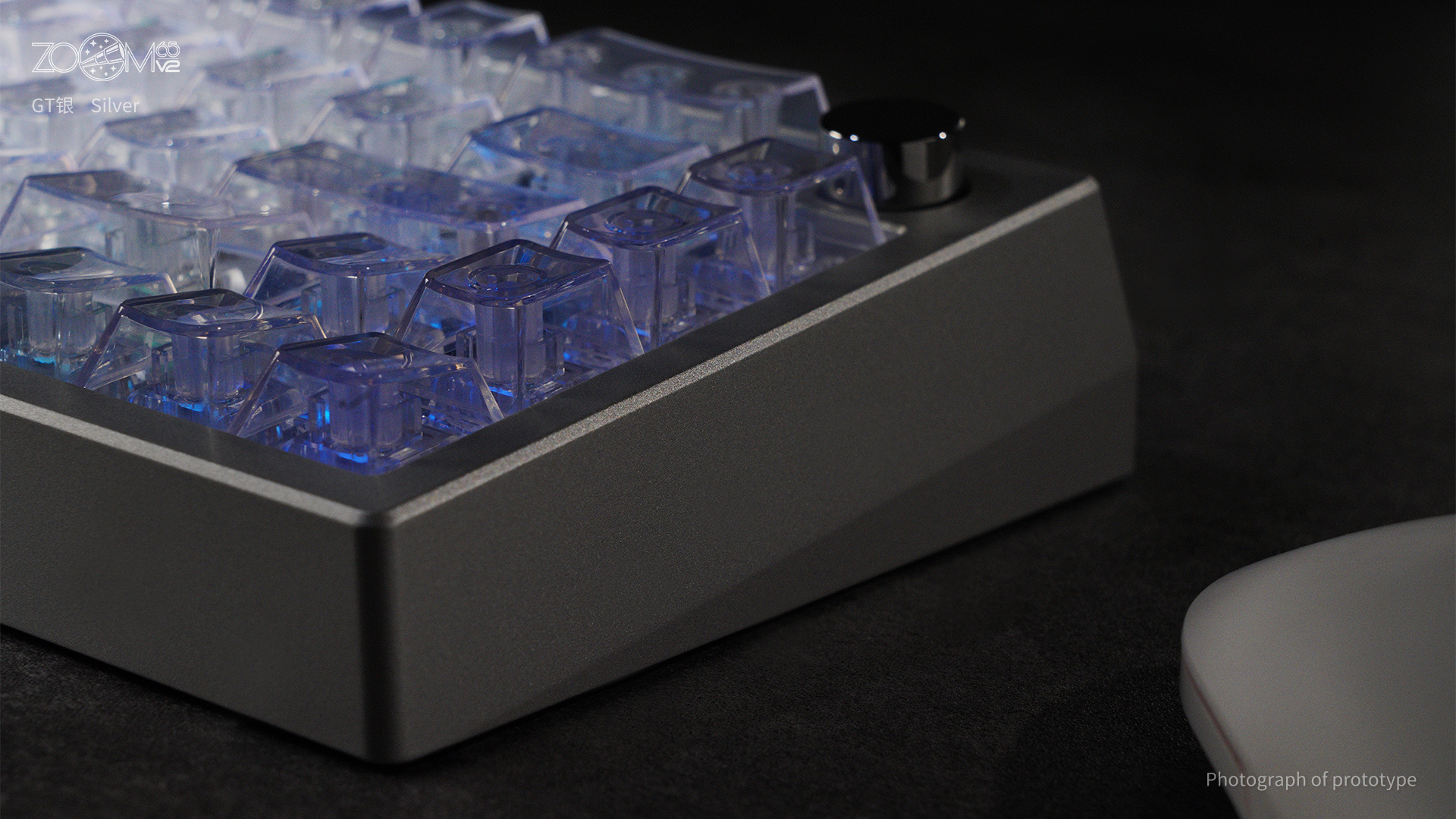 Zoom65EE V2 is Live-New case Colorway,Per-key RGB PCB,Seamless Side Profile image 5