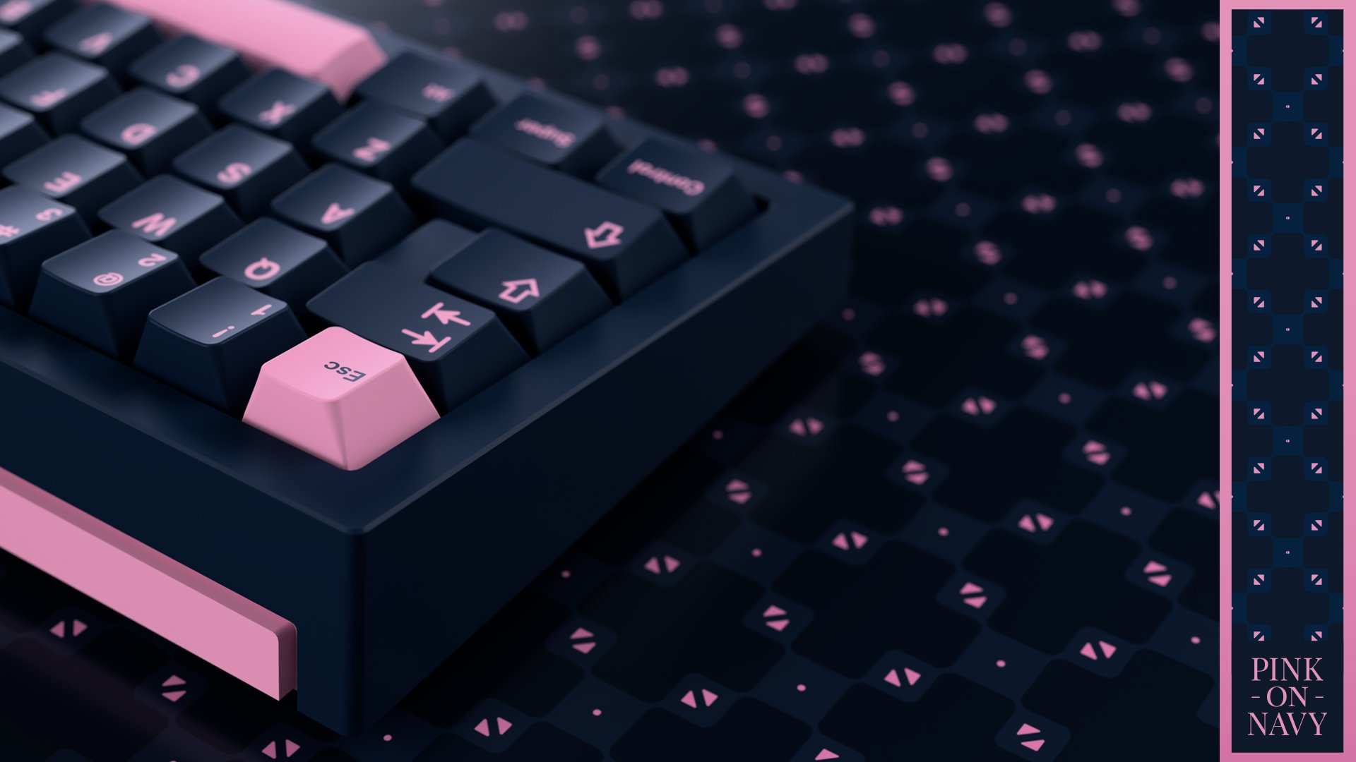 GMK Pink on Navy | 1~31 Dec 2021