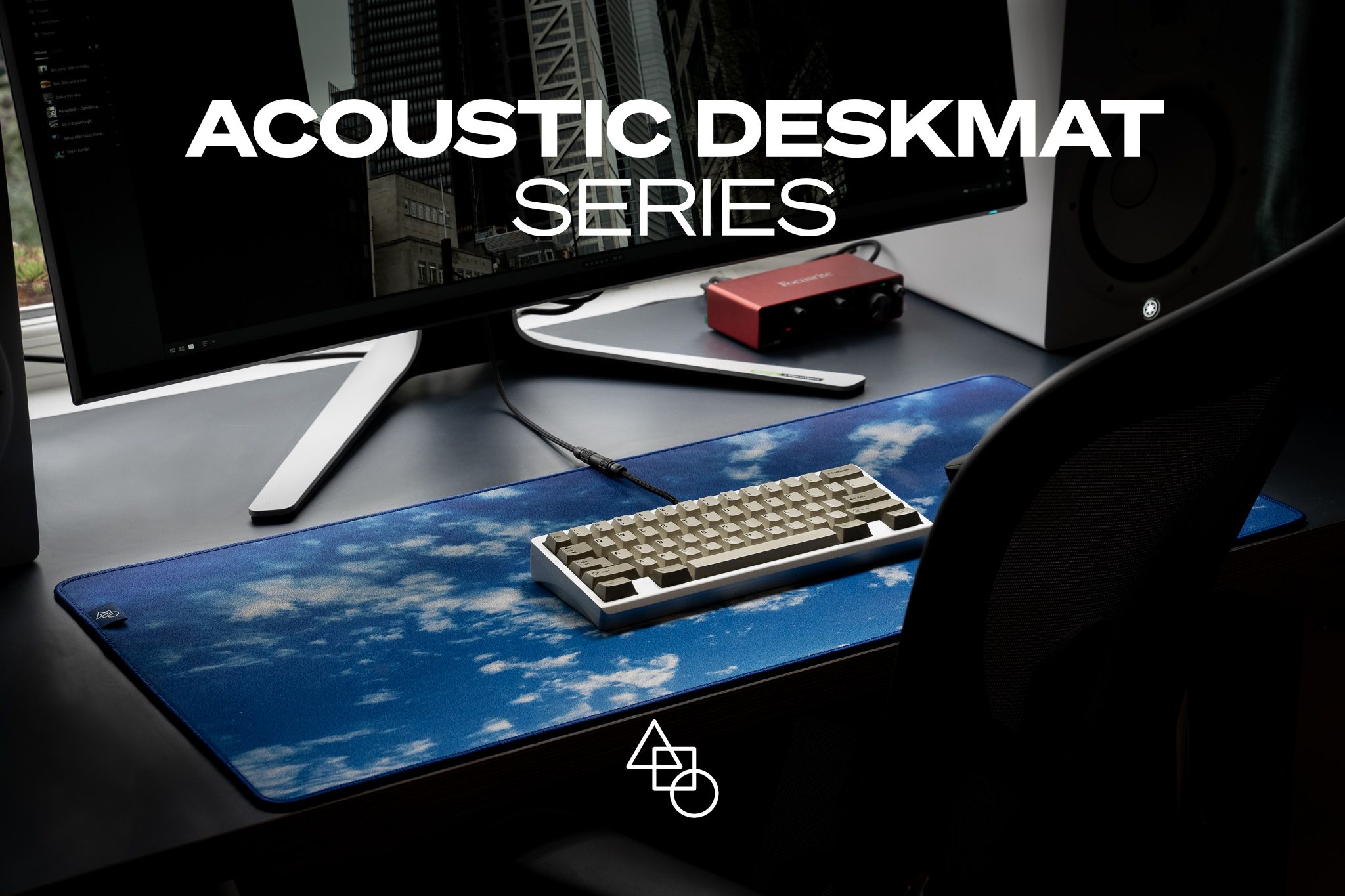 Acoustic Deskmat Series by Hand Engineering | August 13-September 13