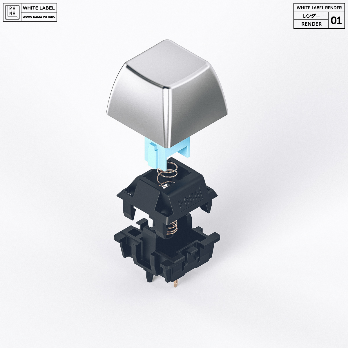 (RAMA WORKS x Invyr) Aluminium Keycaps SA Row 3 [Shipped!] image 4