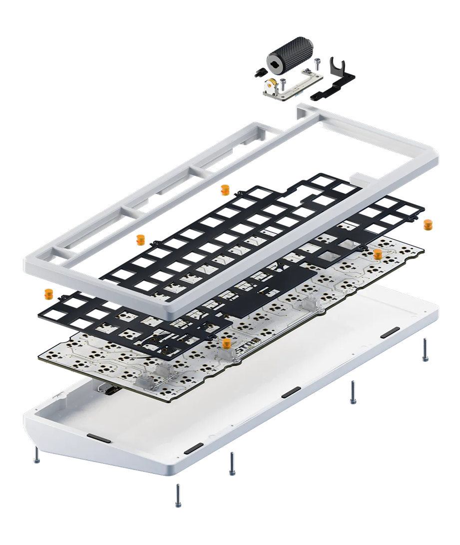 Simple 75 Keyboard - Volume Wheel, Hybrid PCB | Limited Group Buy image 11
