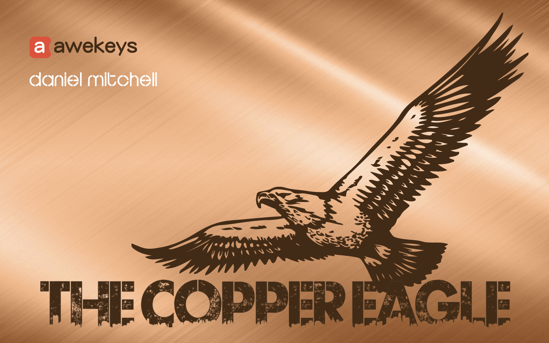 Awekeys Metal Keycaps Set | The Copper Eagle