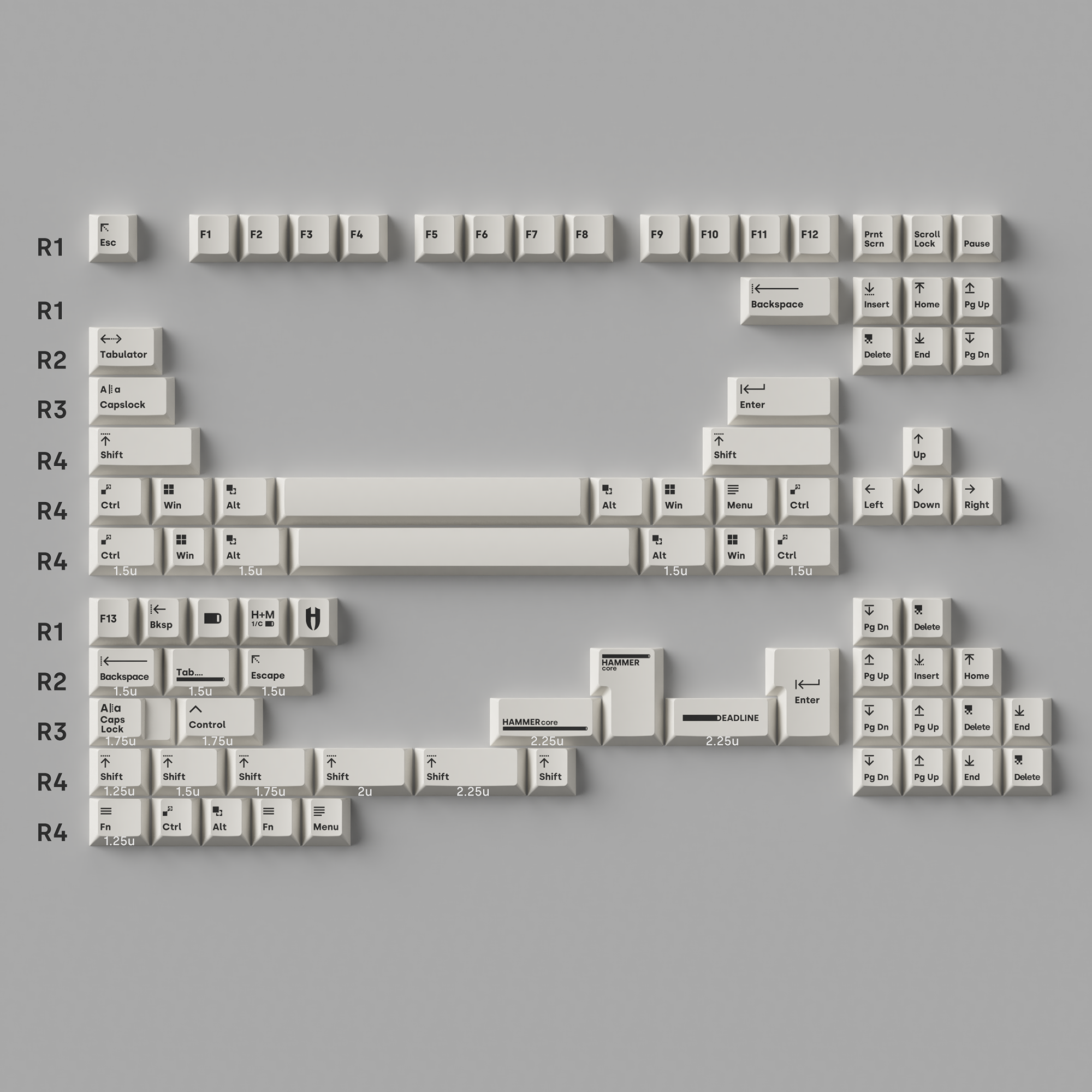 Deadline studio X Hammer works - HMC PBT keycaps image 6