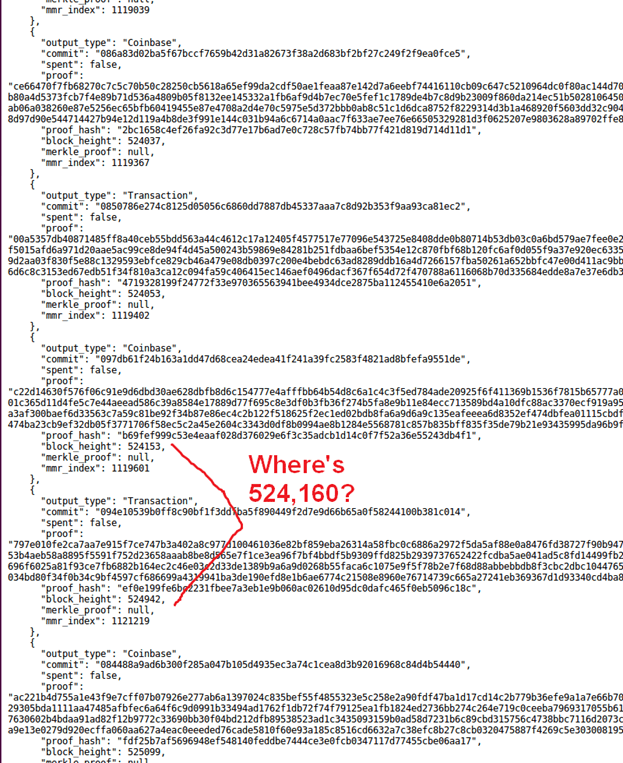 Block Height 524,160 Spent: Source: Medium