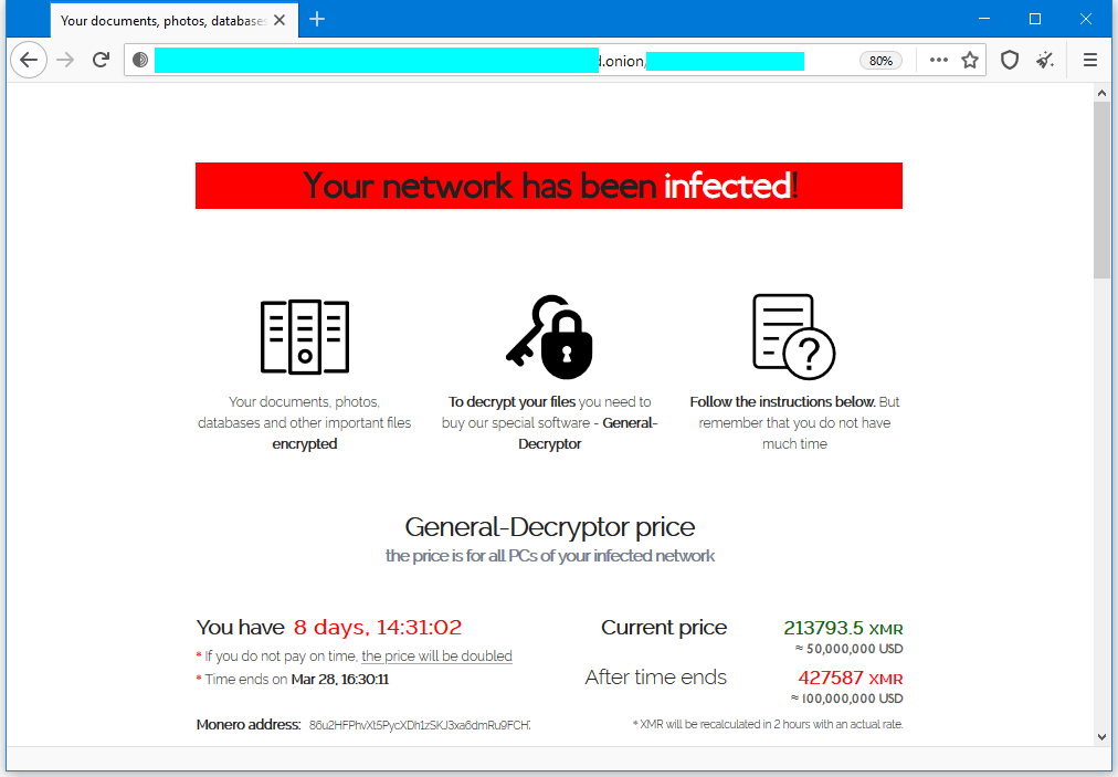 Ransomware Attack on Acer. Source: BleepingComputer