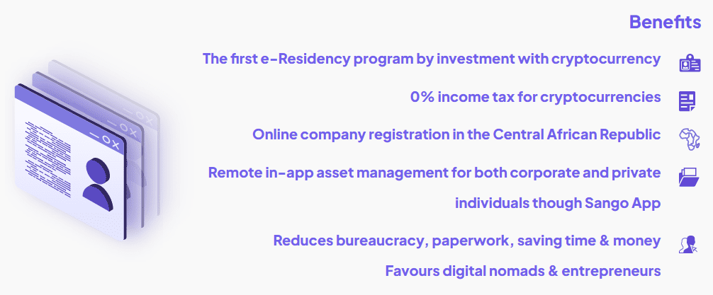 Benefits of Sango. Image: Sango.org