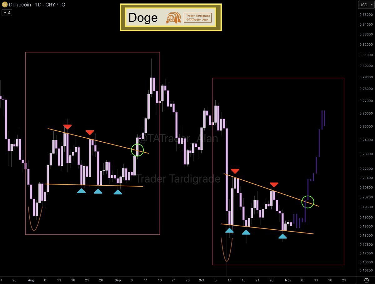 DOGE price chart