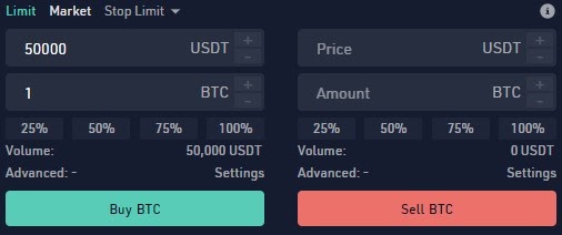 Limit order