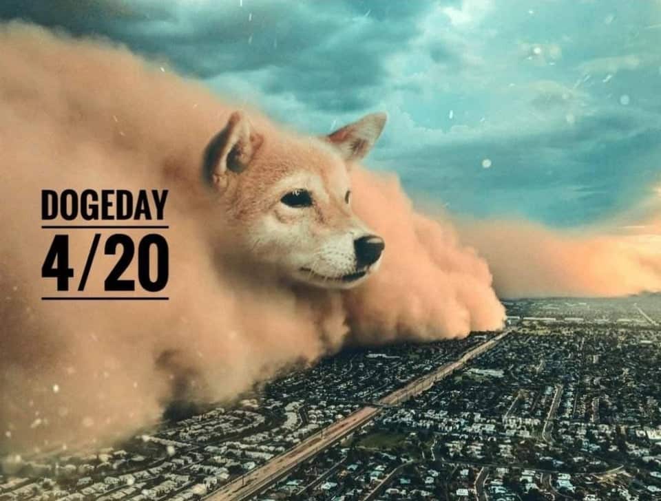 Dogecoin 4/20 Day. Source: Reddit