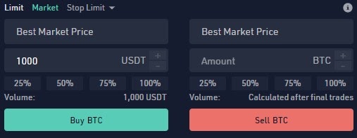 usdt market order