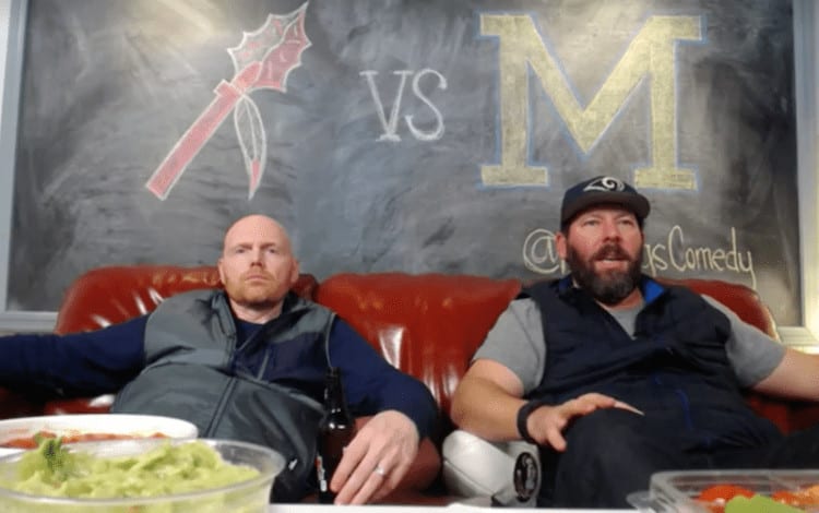 Bill Burr (left) and Bert Kreischer (right). Source: Facebook