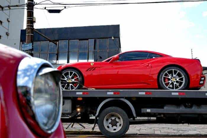 One of the Luxury vehicles seized by Brazil's authorities. Image: Fernando Gomes / RBS Agency