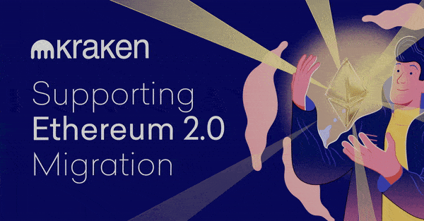 Kraken Banner Supporting Ethereum 2.0