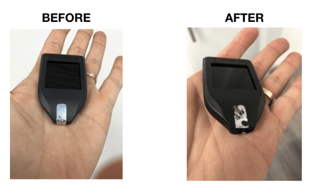 Trezor's device