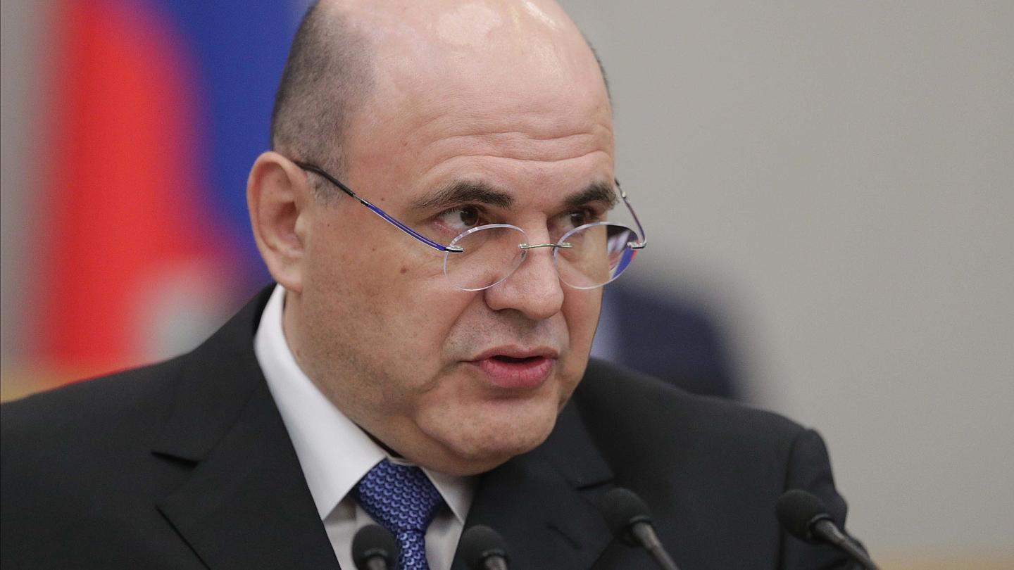 Russia's Prime Minister Mikhail Mishustin. Source: Euronews
