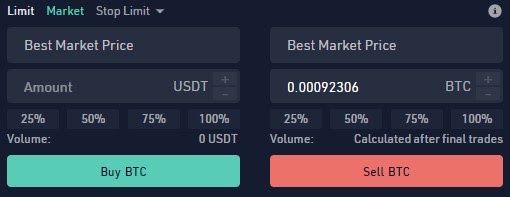 Sell Bitcoin on KuCoin