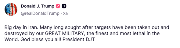 Trump on Truth Social