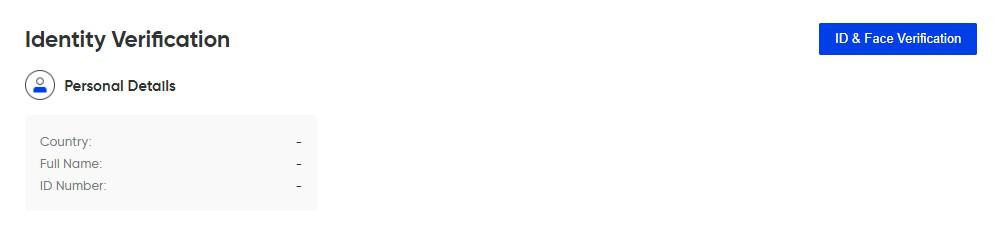 Identity Verification on Phemex