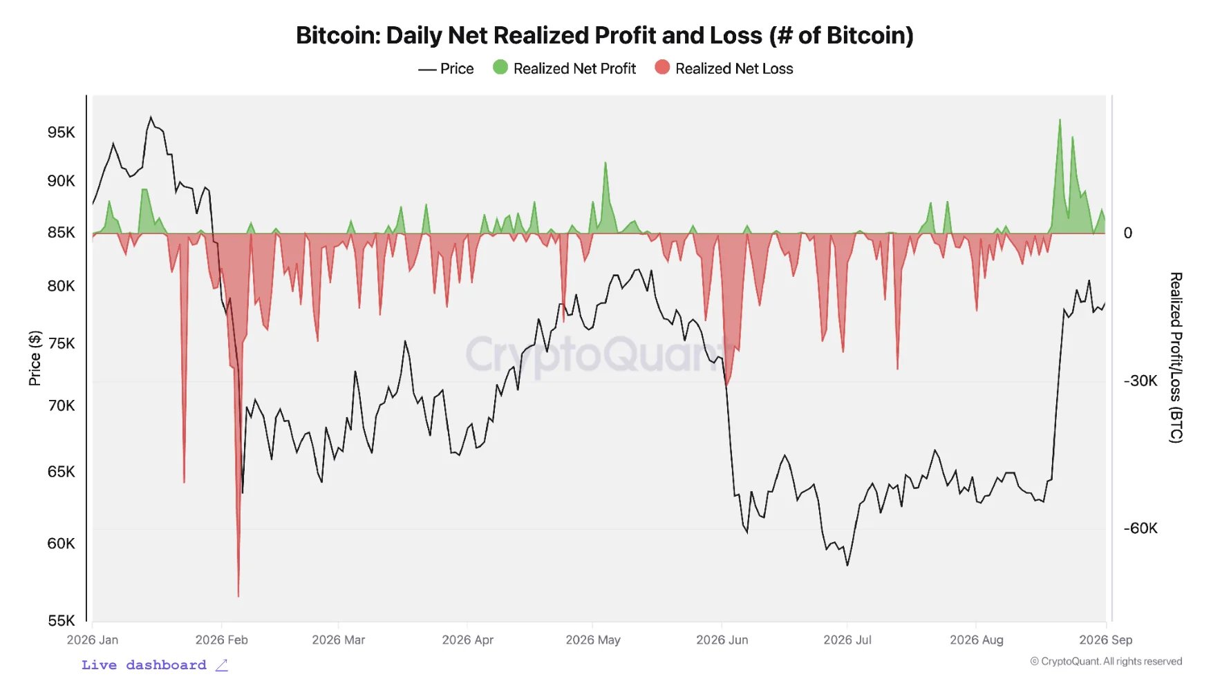 Bitcoin Profit Taking. Source: CryptoQuant