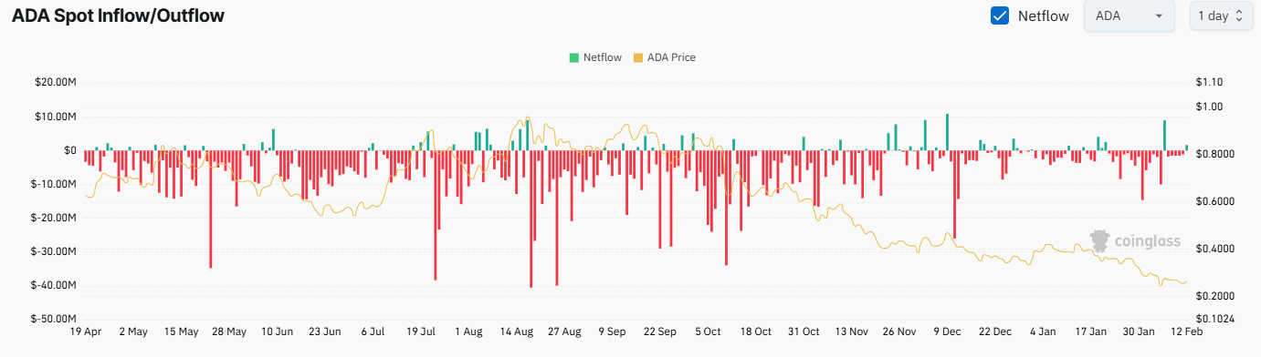 ADA Exchange Netflow