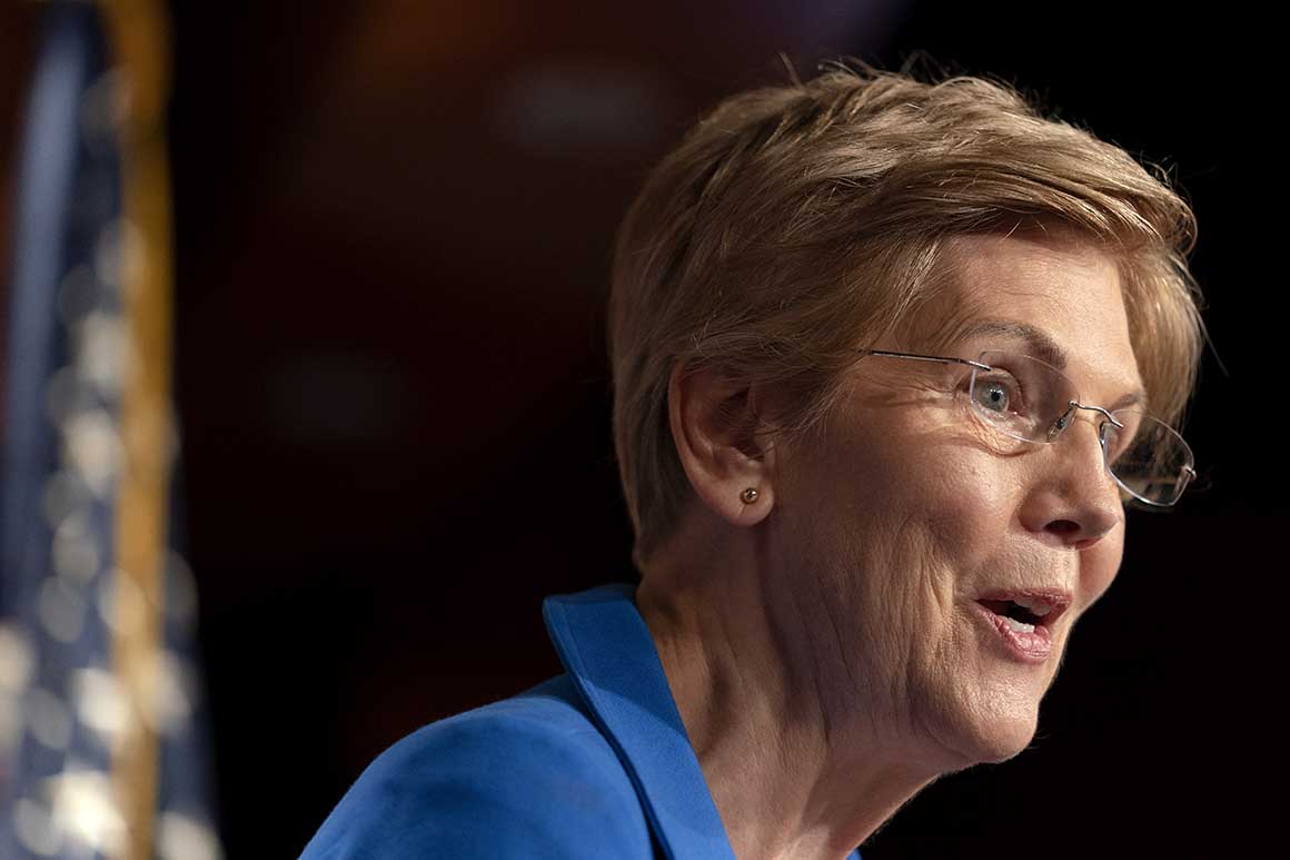 Sen. Elizabeth Warren. Source: Politico