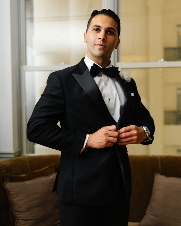 Groom portrait