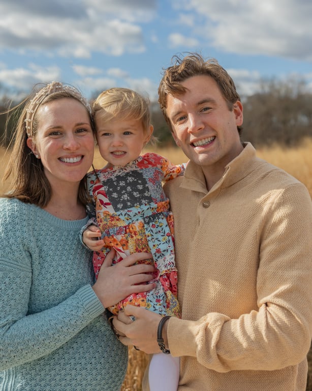 Family portrait — warm and intimate