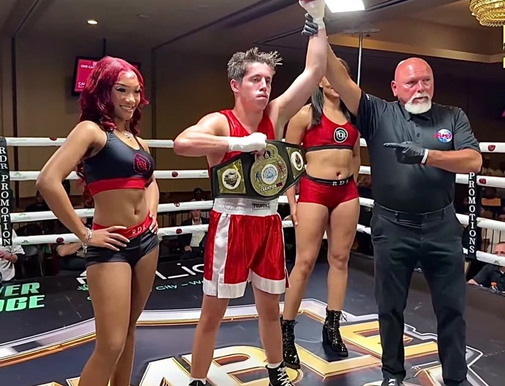 Jackie Hall victory — I Believe Hard Knox Boxing