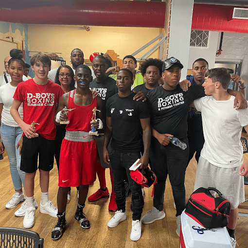 D-Boys Silver Gloves State Champions — Devin and Owen with team
