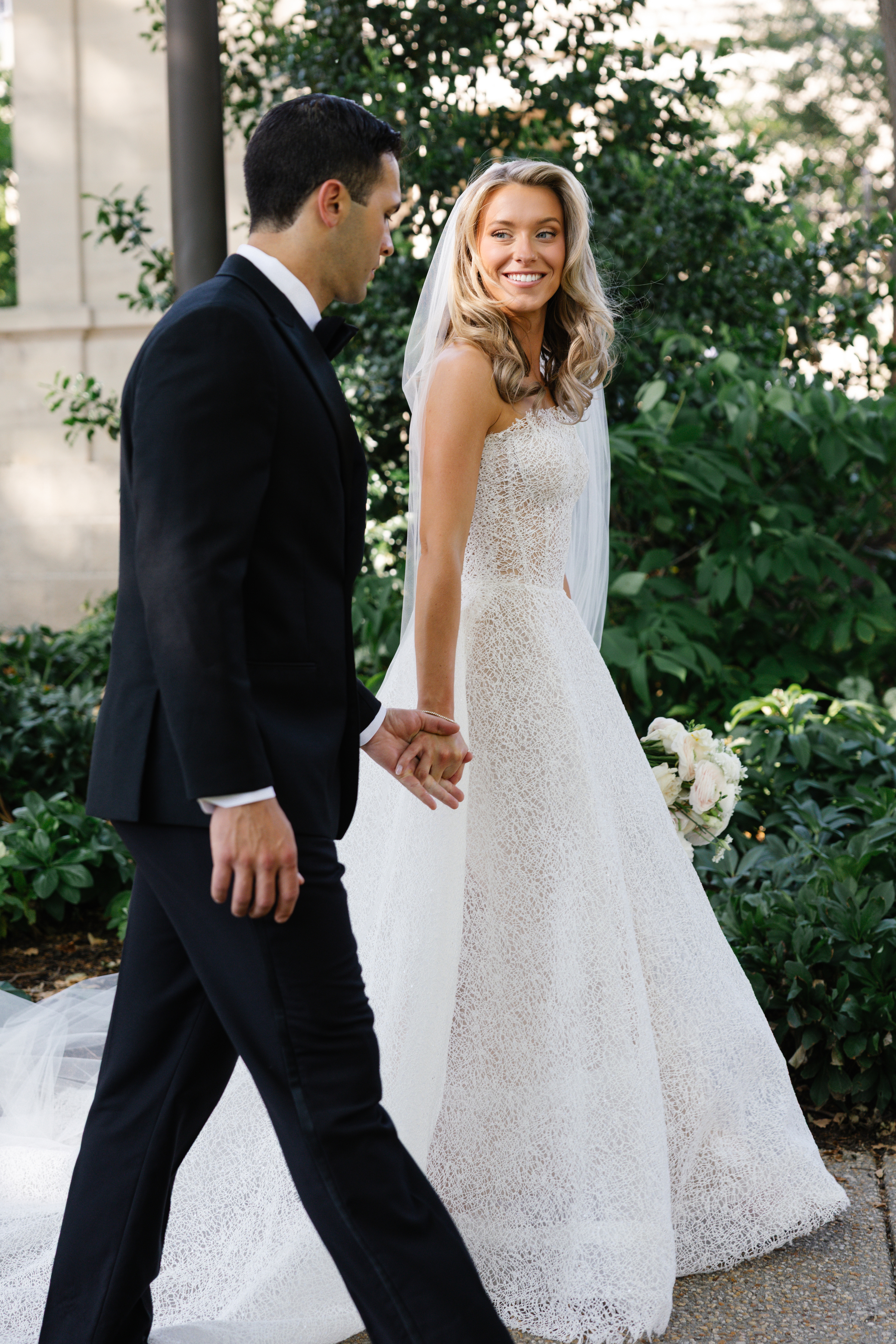 Couple walking together
