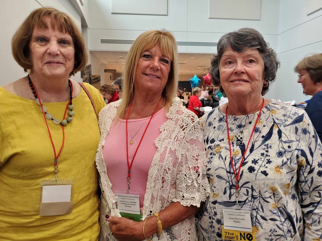 Jackie and Margaret with Julia Godby Murray