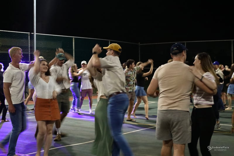 Sokkie op Elsenburg tennisbane