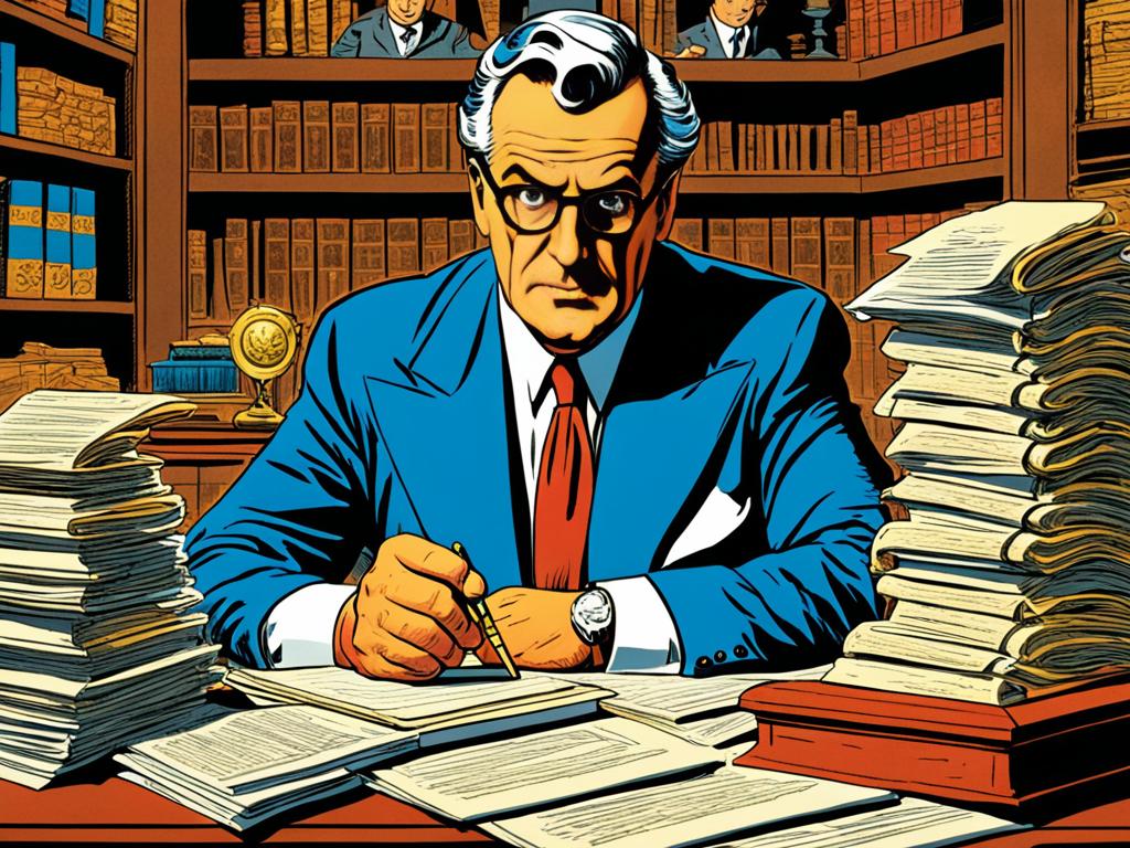 Notary overseeing Sicilian property transaction documents