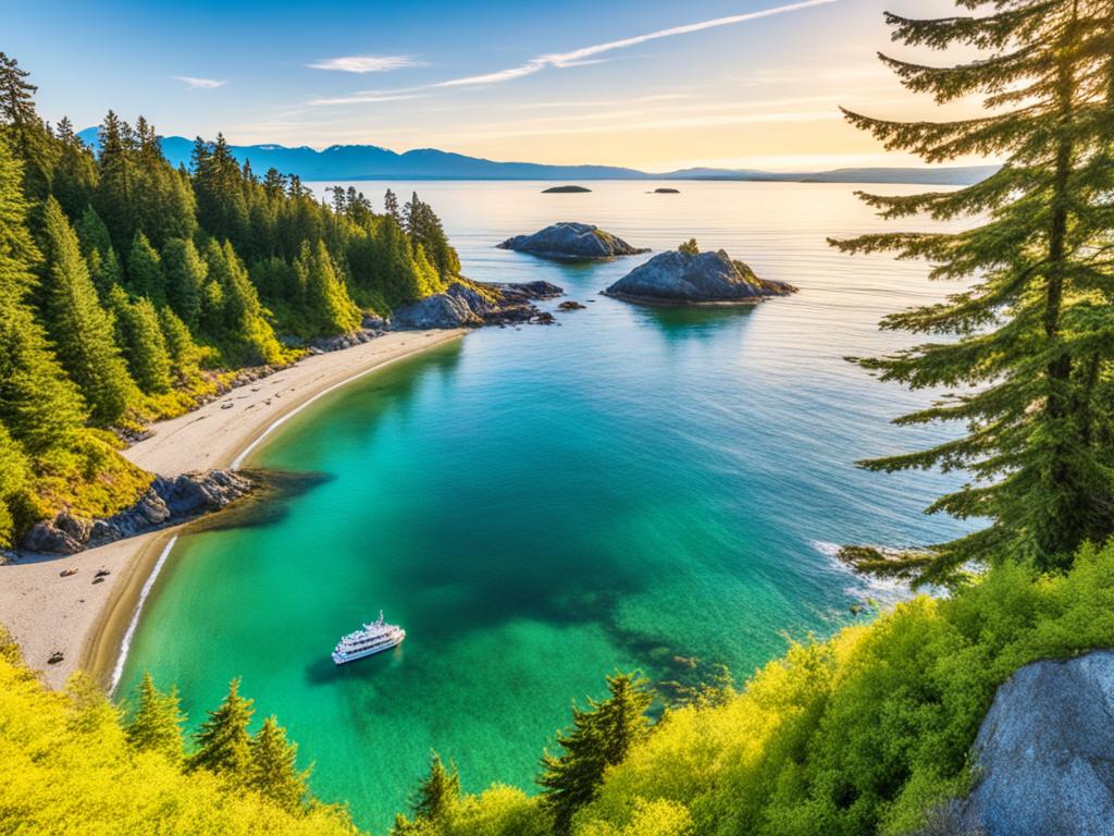 vibrant summer season Vancouver Island