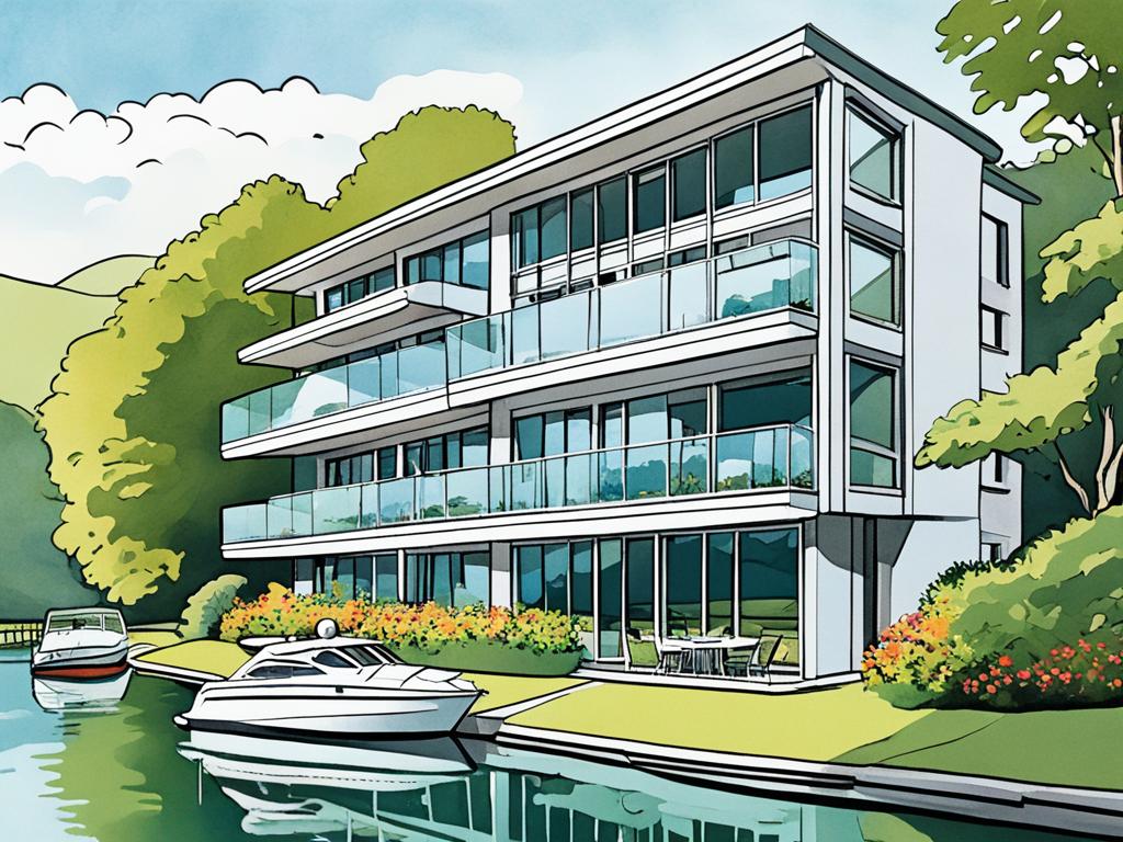 Lakeside apartment in Lake District