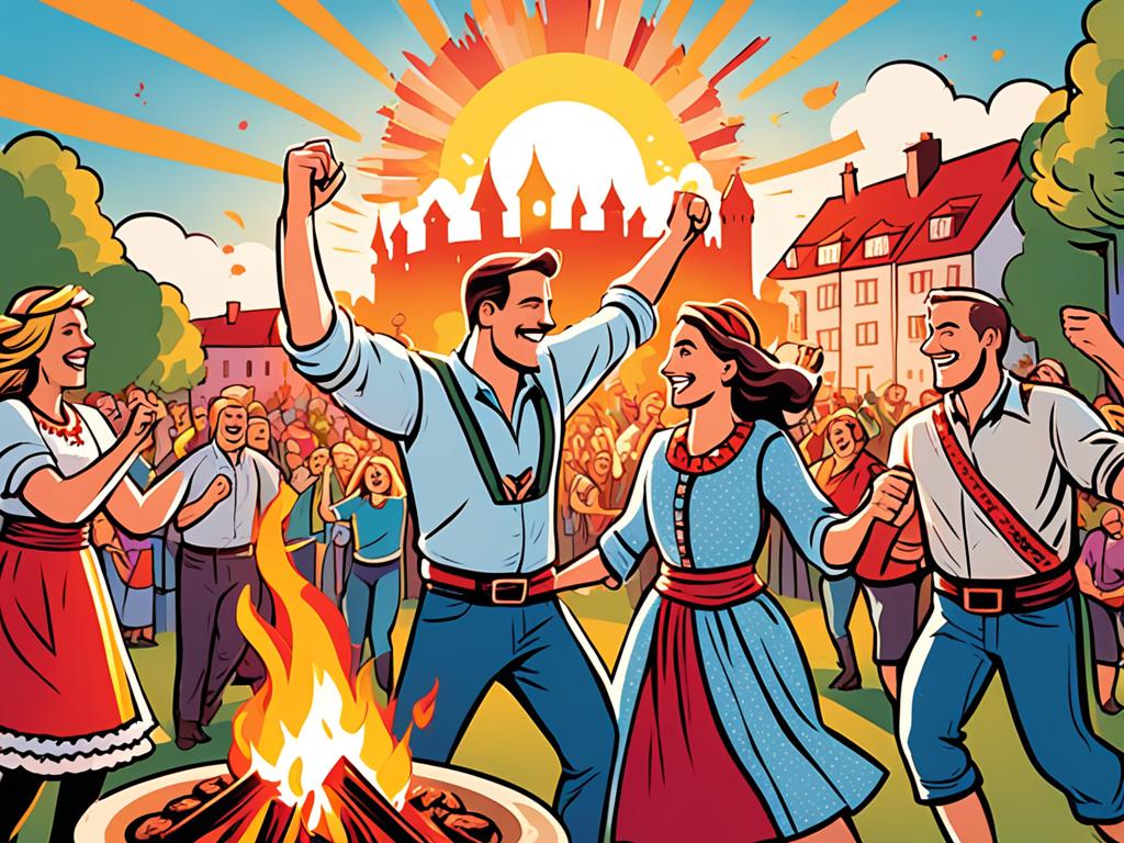 Cultural celebration in Lithuania