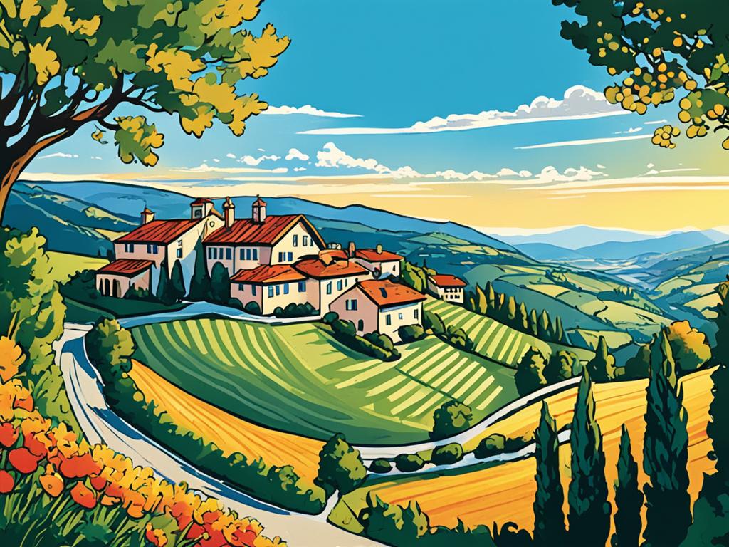 Piedmont property landscape