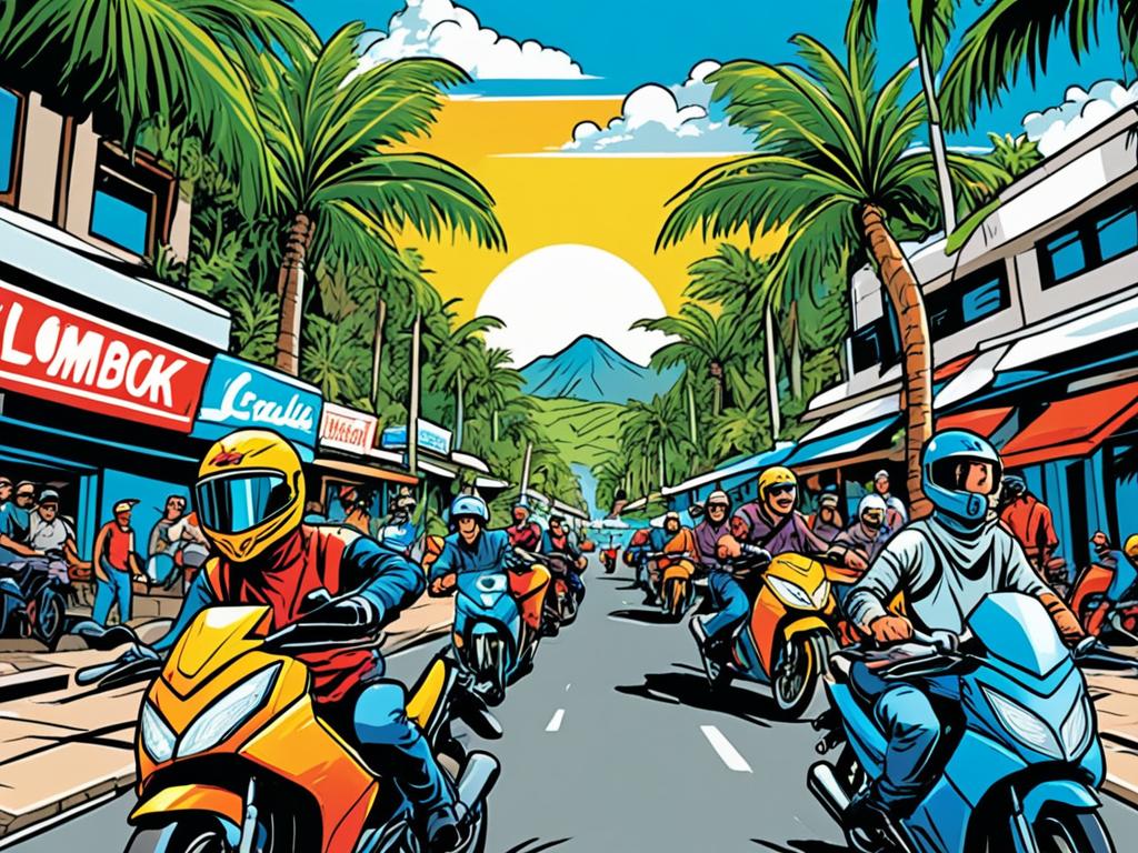 Motorbikes in Lombok transportation options