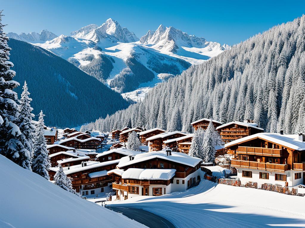 prime ski resorts in French Alps