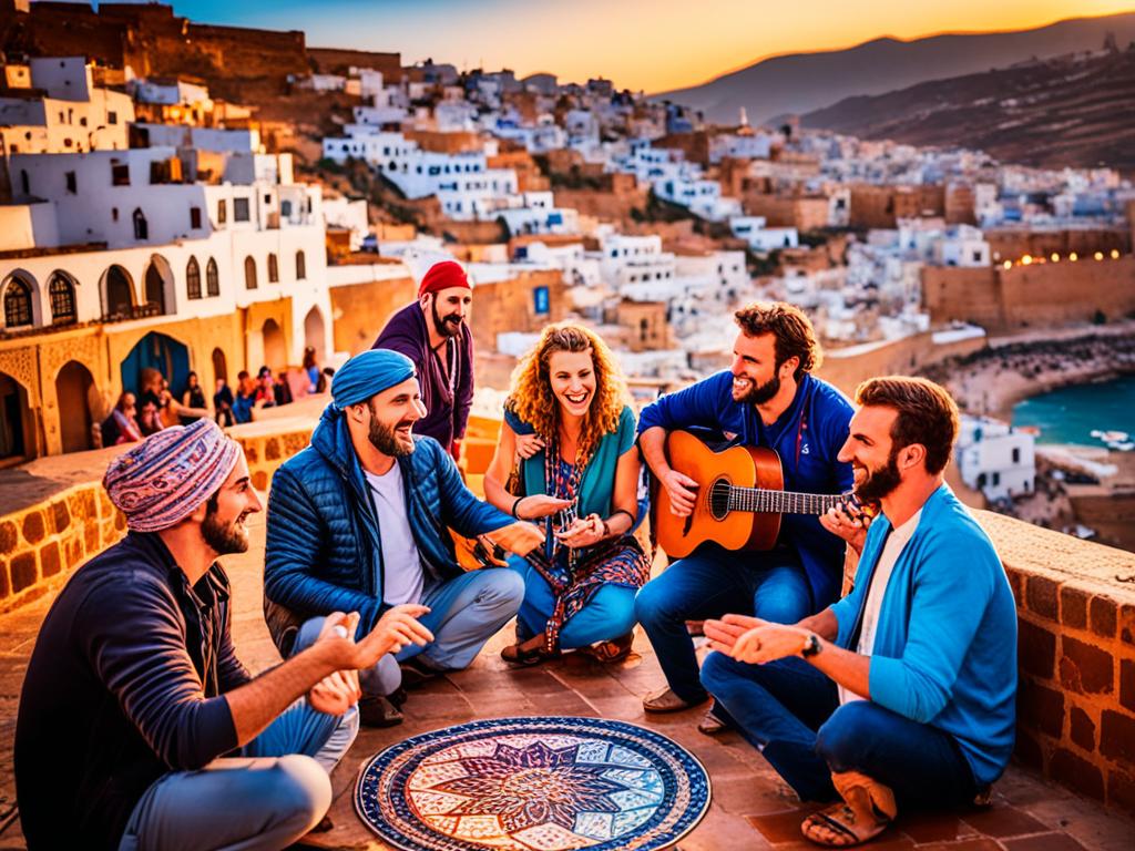 Taghazout expat community enjoying local culture