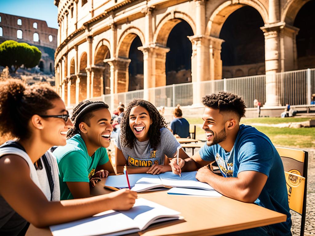 Rome study abroad classroom experience