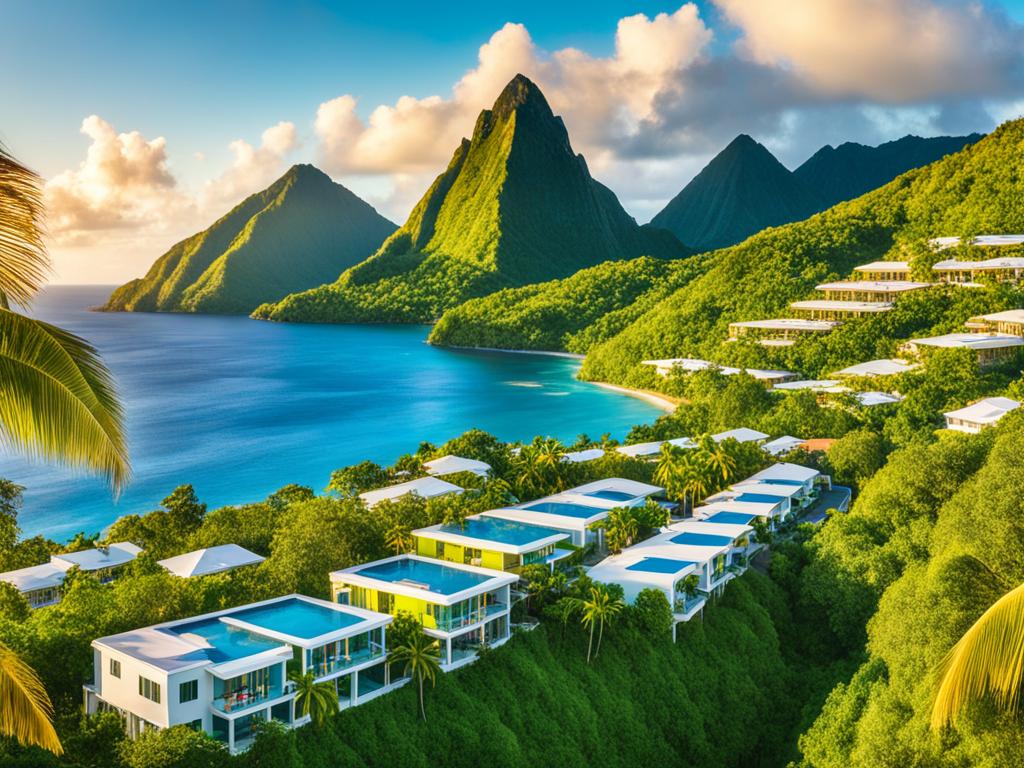 Luxury vacation homes in St. Lucia