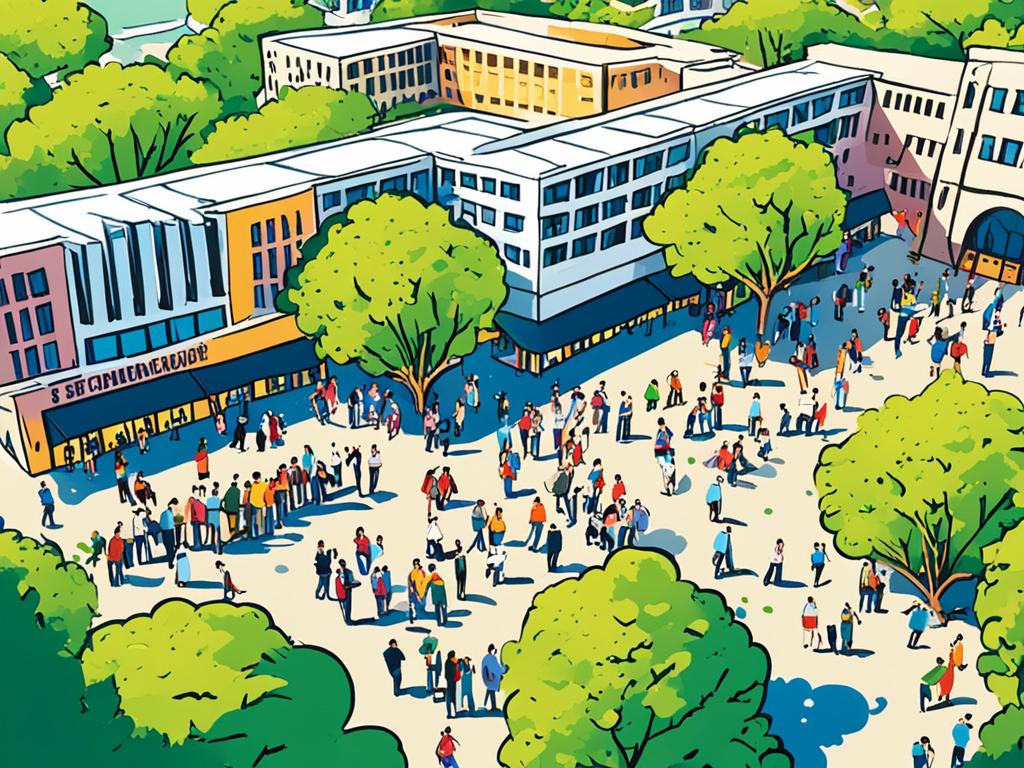 vibrant campus life in Pune
