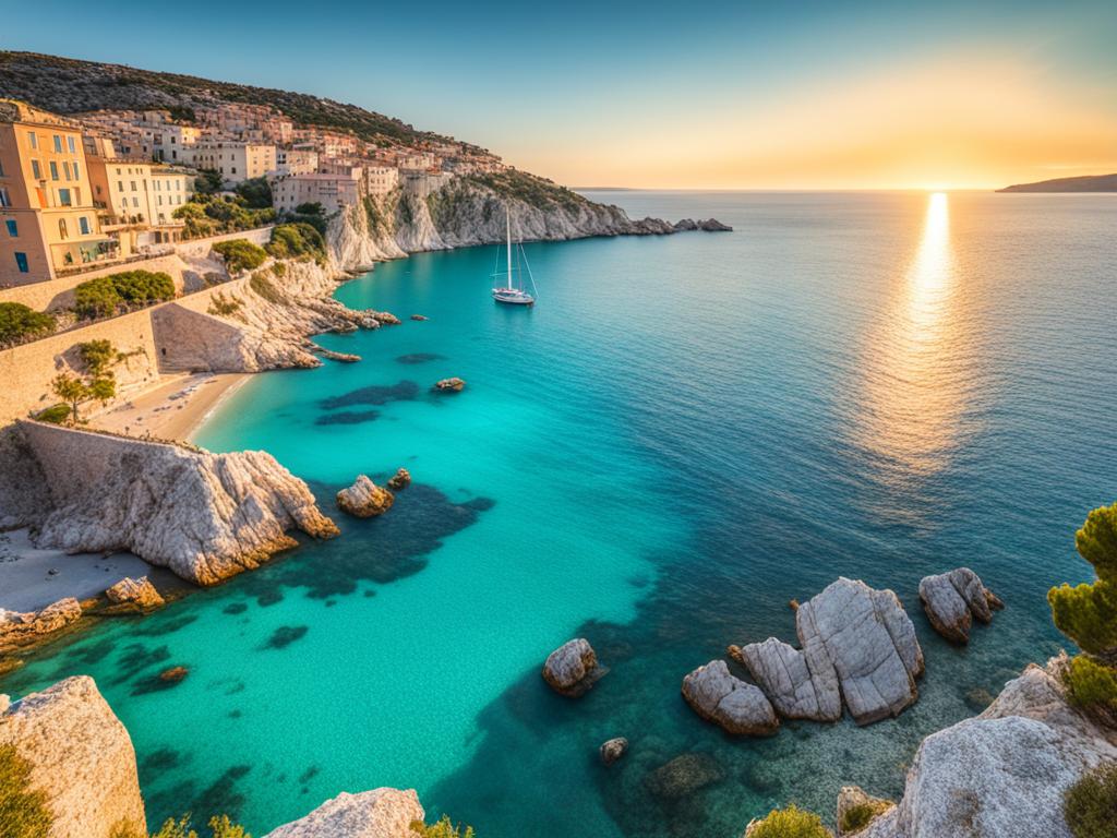 Cagliari coastline